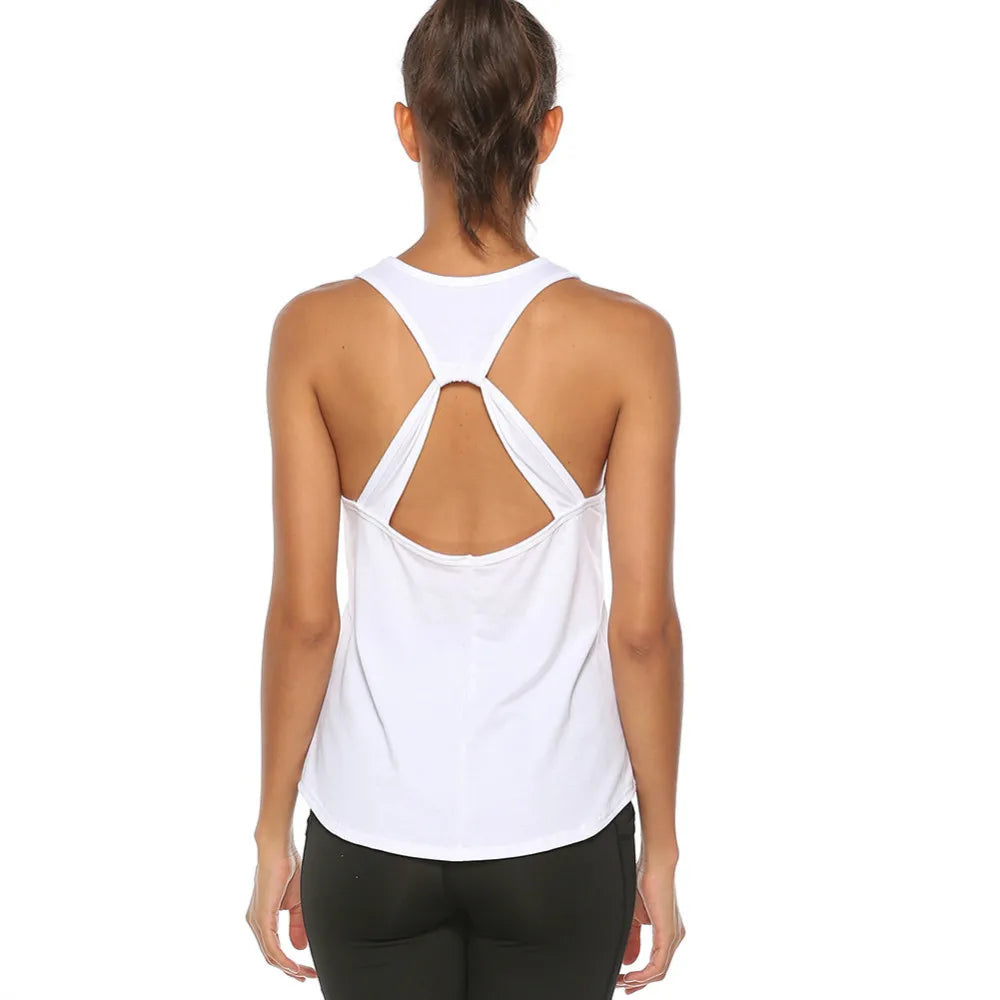 Sexy Backless Yoga Tank Tops for Women