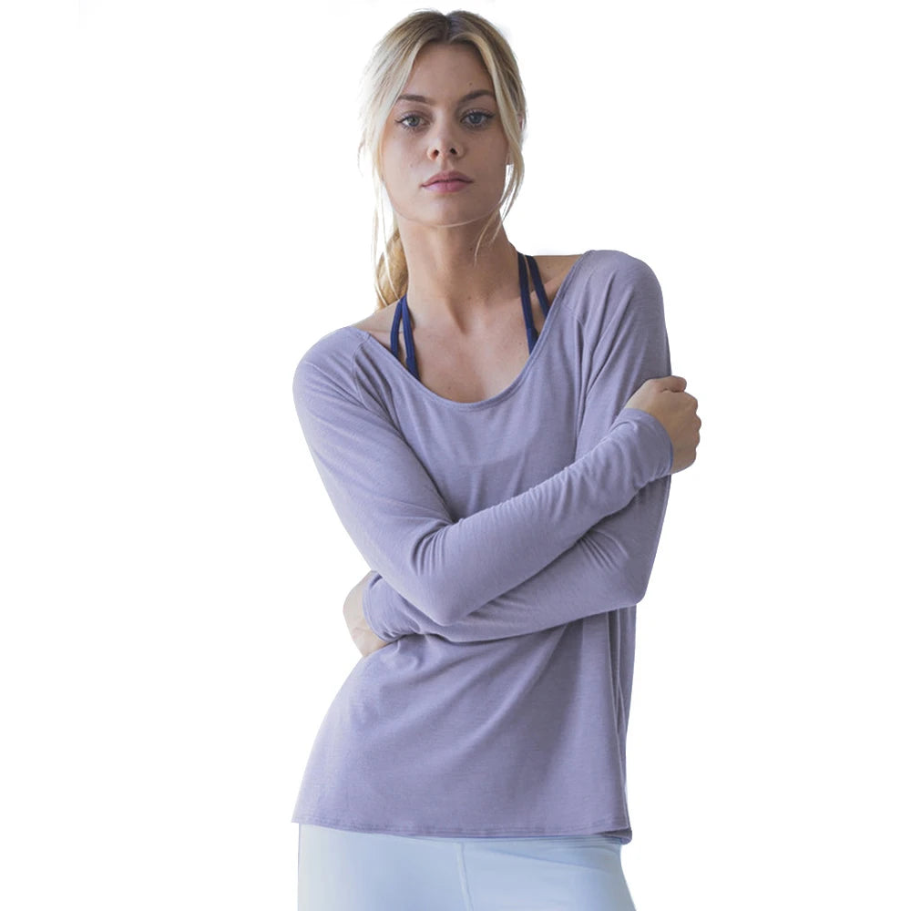 Backless Loose Fit Gym Workout Top