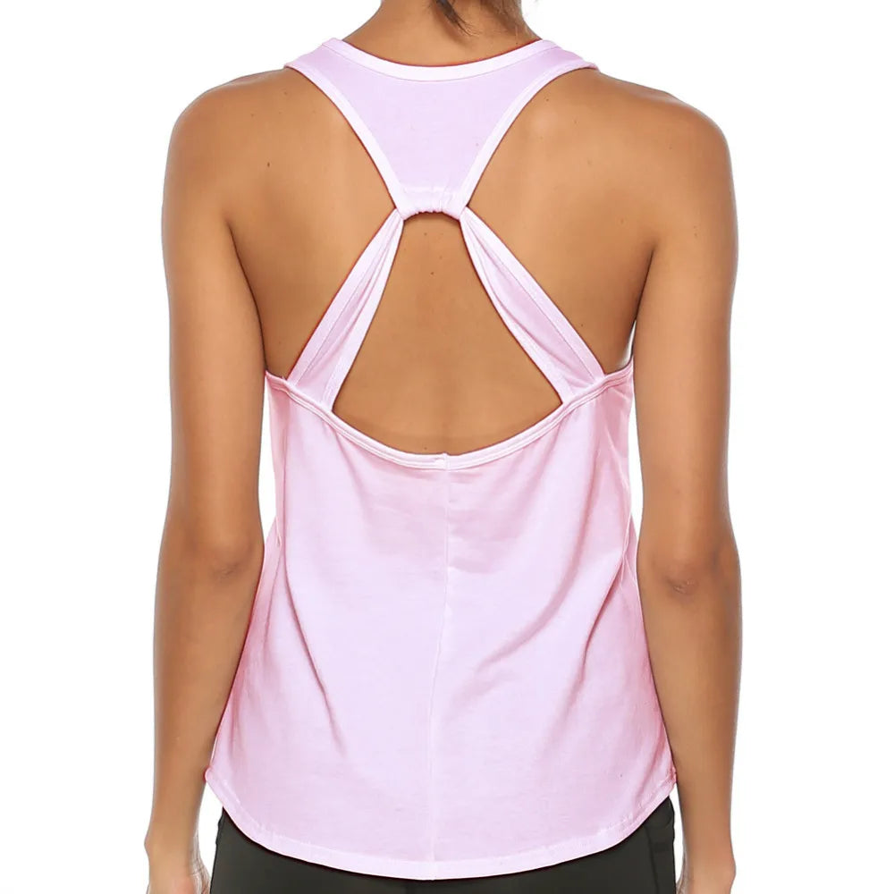 Sexy Backless Yoga Tank Tops for Women