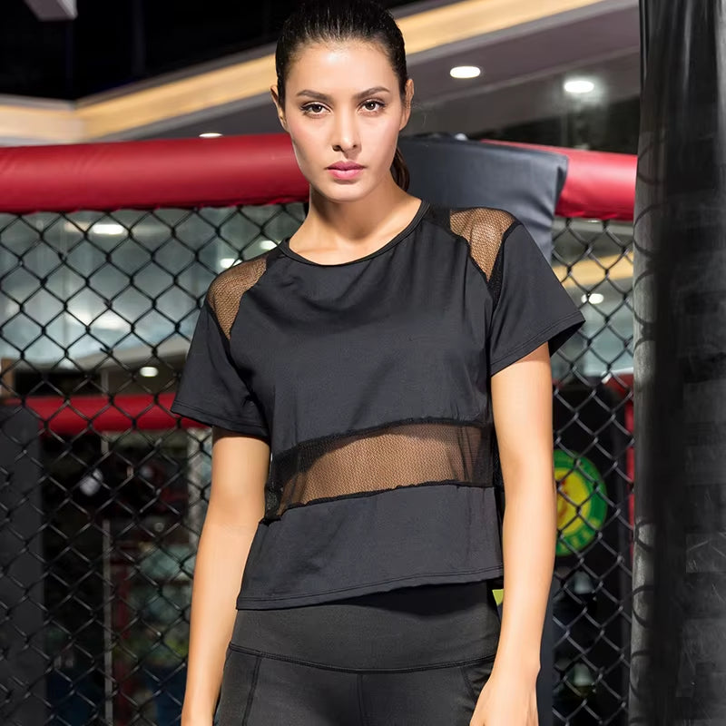 Breathable Quick Dry Crop Top for Women