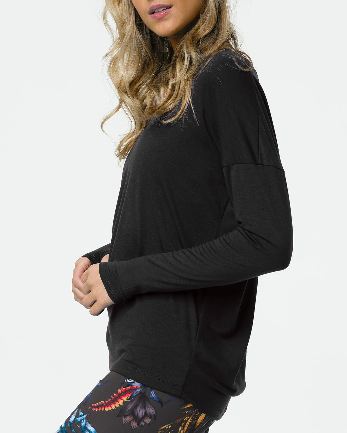 Open Back Long Sleeve Activewear Shirt
