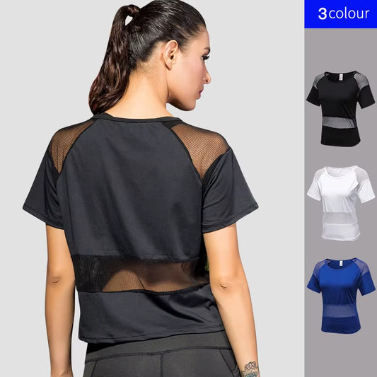 Breathable Quick Dry Crop Top for Women